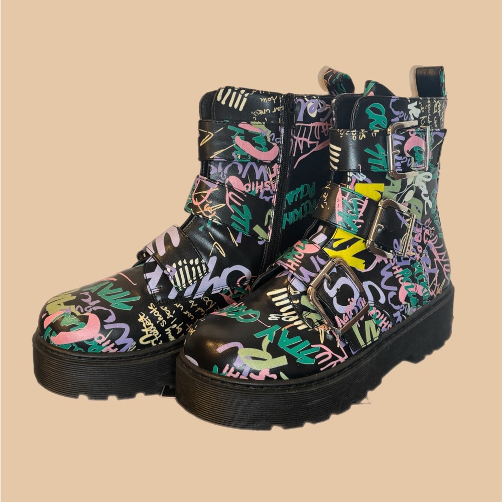 Graffiti Boots